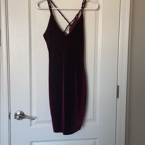 Velvet Burgundy Dress